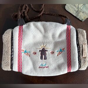 Inuk Fleece Hand Muff with Embroidery